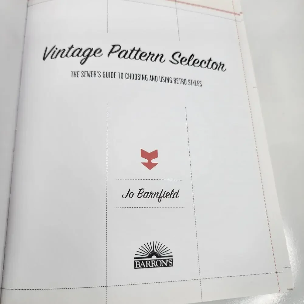 Vintage Pattern Selector Book + CD 2013 Jo Barnfield Retro Sewing Guide Paperbac